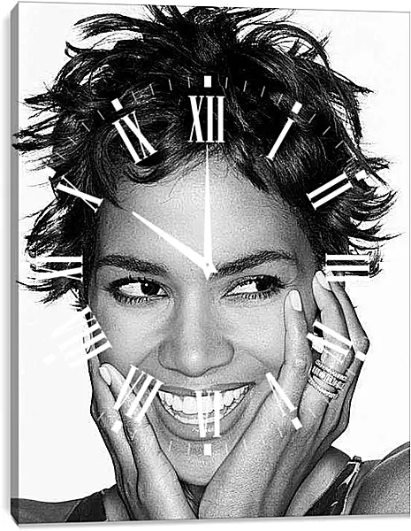 Часы картина - Холли Бери