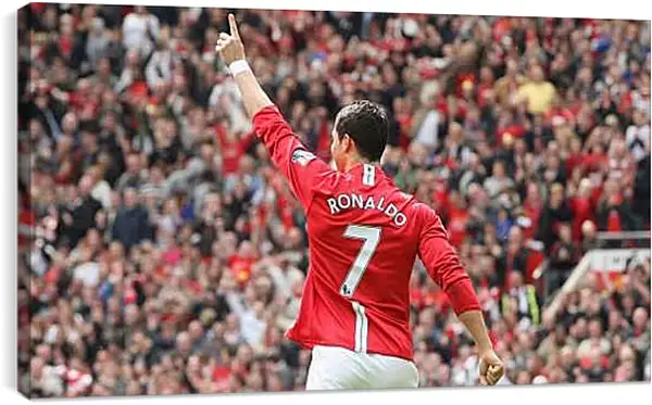 Постер на подрамнике - Криштиану Роналду. Манчестер Юнайтед.
