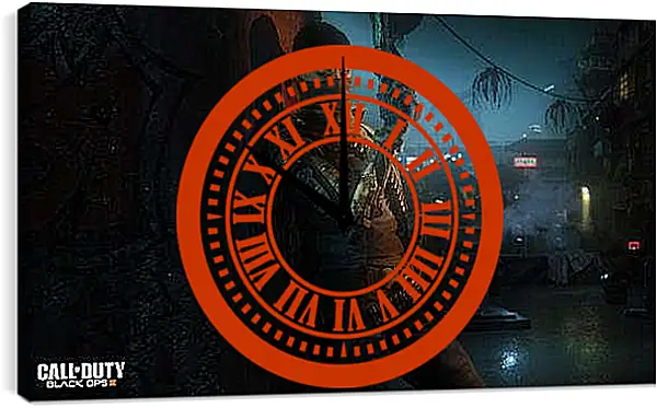 Часы картина - Call Of Duty: Black Ops III