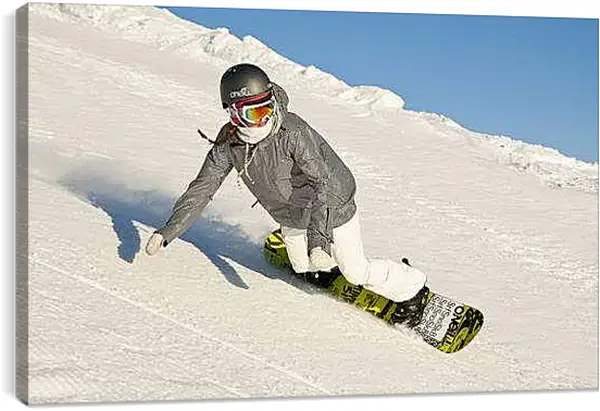 Постер на подрамнике - Лёгкое торможение