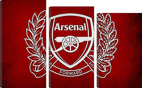 Модульная картина - Эмблема ФК Арсенал