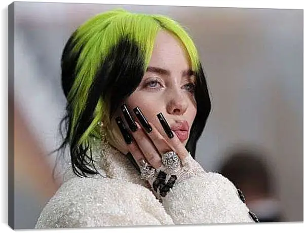 Постер на подрамнике - Билли Айлиш