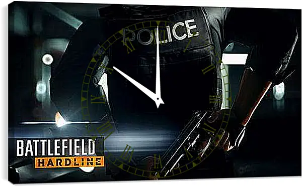 Часы картина - Battlefield: Hardline