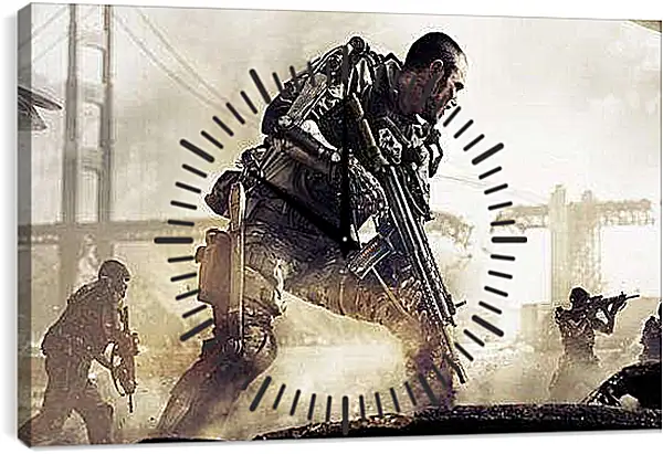 Часы картина - Call Of Duty: Advanced Warfare