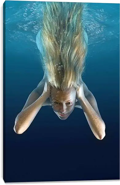 Постер на подрамнике - Русалка
