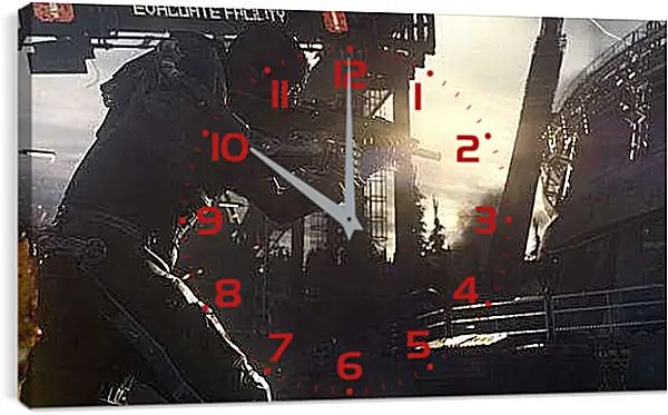 Часы картина - Call Of Duty: Advanced Warfare