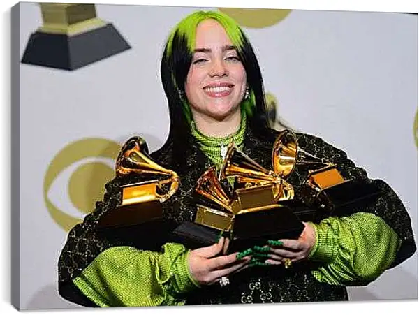 Постер на подрамнике - Билли Айлиш