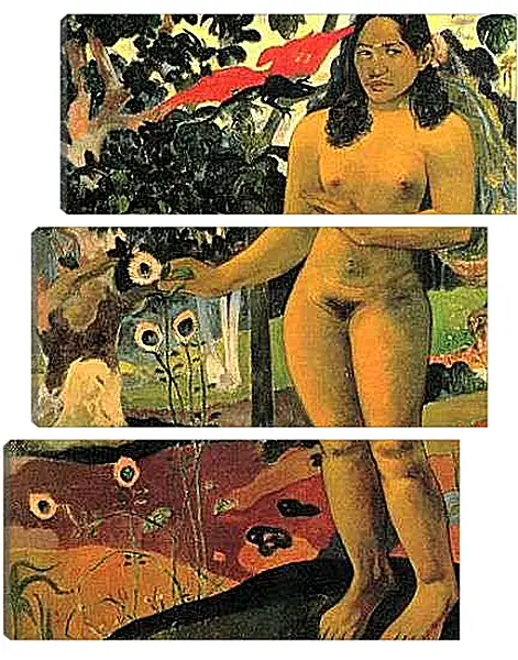 Модульная картина - Terre delicieuse. Поль Гоген