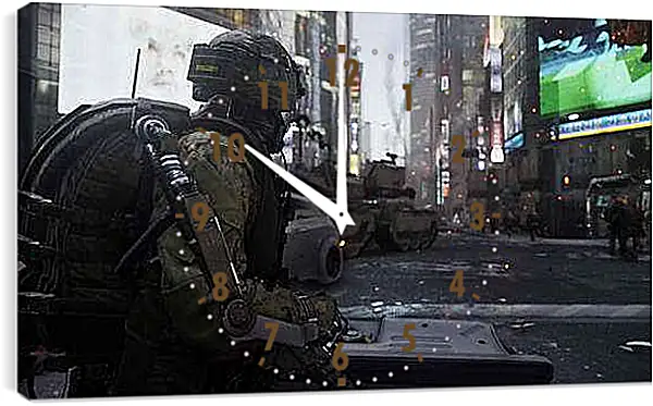 Часы картина - Call Of Duty: Advanced Warfare