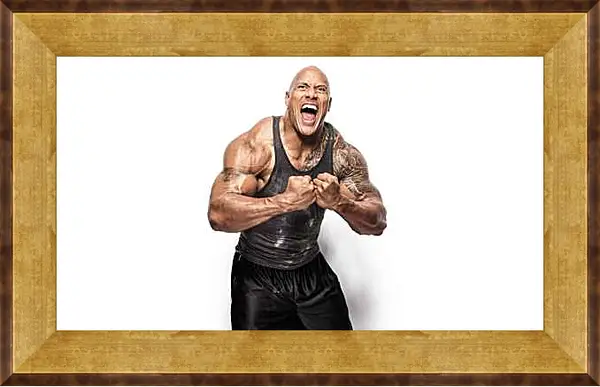 Картина в раме - Dwayne Douglas Johnson. Дуэйн Джонсон (Скала)