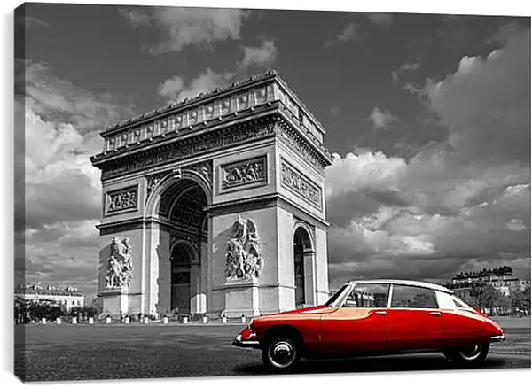 Постер на подрамнике - Париж. Триумфальная арка
