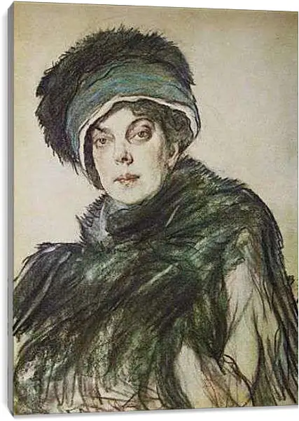 Постер на подрамнике - Портрет кн. Валентин Александрович Серов