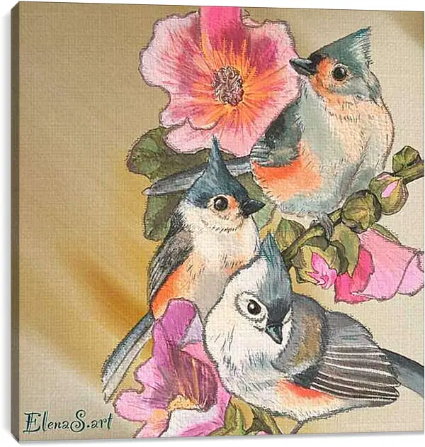 Постер на подрамнике - Birds 15