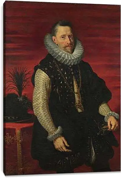 Постер на подрамнике - Portrait of the Archduke Albert. Питер Пауль Рубенс