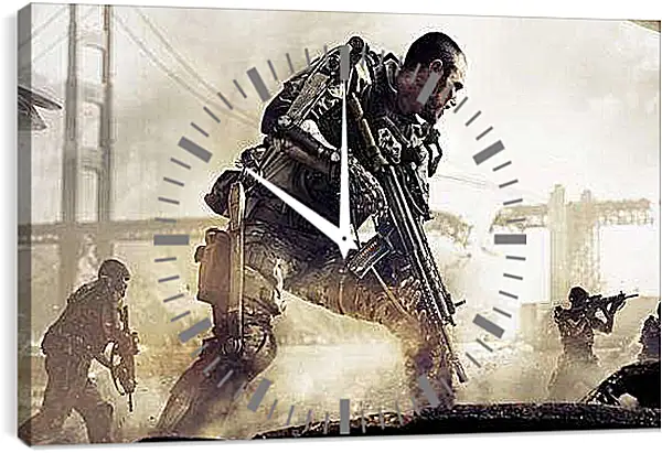 Часы картина - Call Of Duty: Advanced Warfare