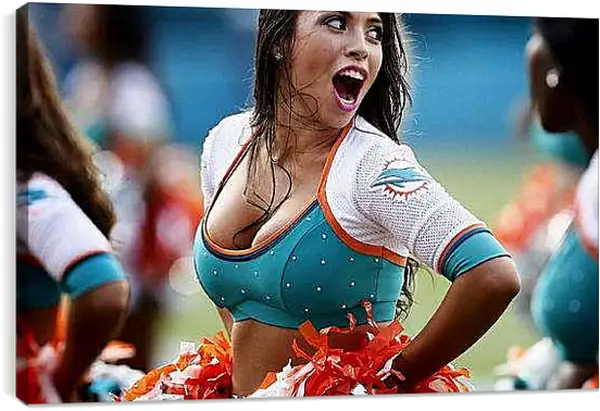 Постер на подрамнике - Черлидерша