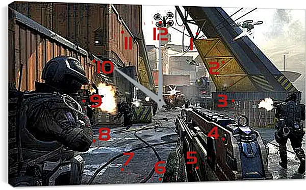 Часы картина - Call Of Duty: Black Ops II
