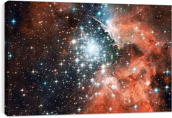 Постер на подрамнике - Космос