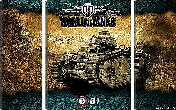 Модульная картина - World Of Tanks