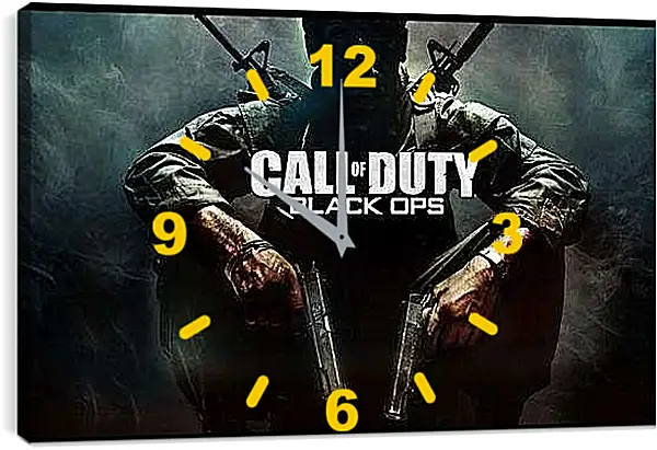 Часы картина - Call Of Duty: Black Ops