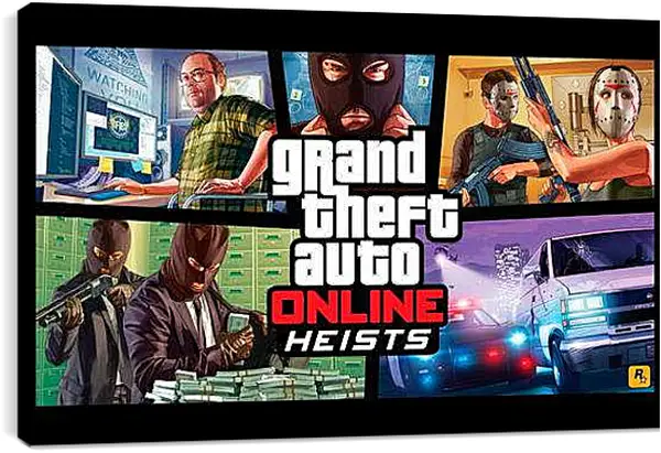 Постер на подрамнике - Grand Theft Auto Online