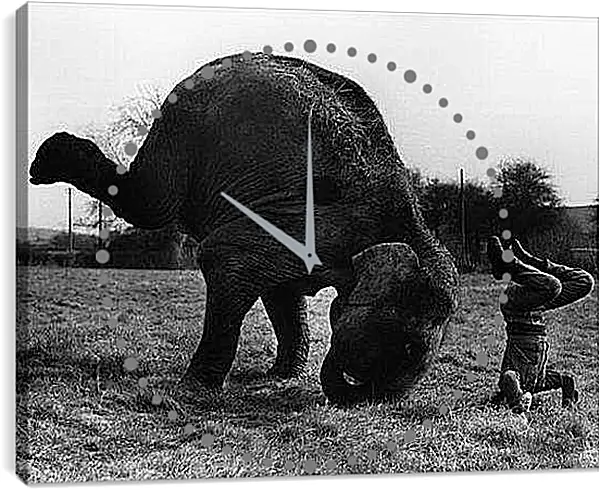 Часы картина - Ретро
