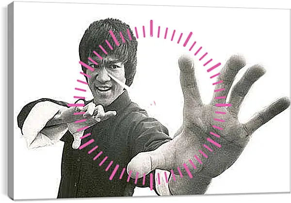 Часы картина - Брюс Ли (Bruce Lee)