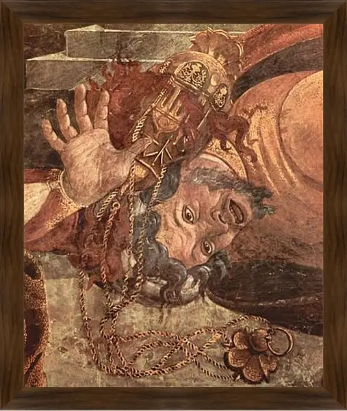 Картина в раме - The punishment of the Leviter (detail) Сандро Боттичелли