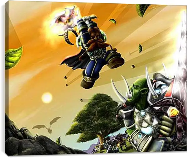 Постер на подрамнике - World Of Warcraft