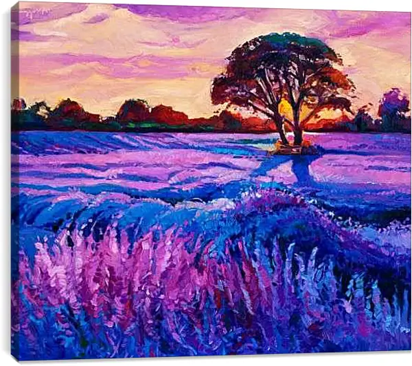 Постер на подрамнике - Лаванда