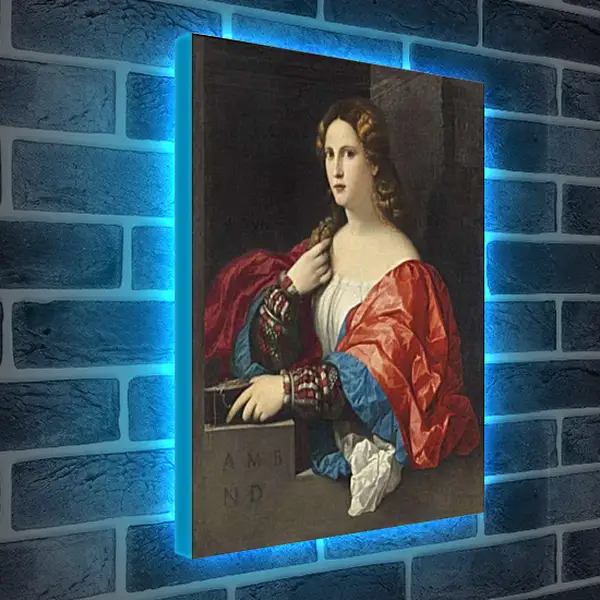 Лайтбокс световая панель - Виоланта. Тициан Вечеллио