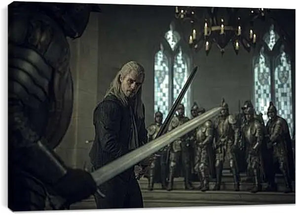 Постер на подрамнике - Ведьмак. The Witcher