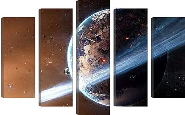 Модульная картина - Космос