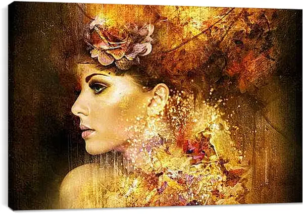 Постер на подрамнике - Девушка