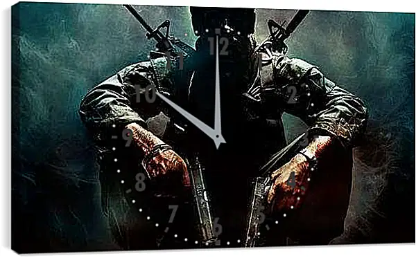 Часы картина - Call Of Duty: Black Ops