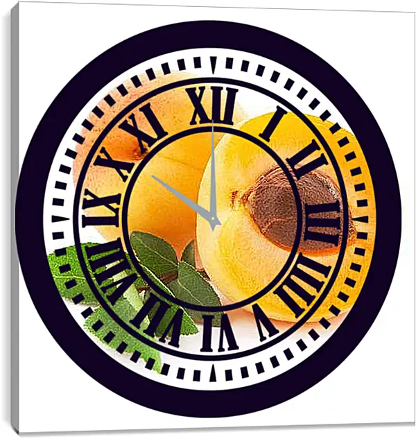 Часы картина - Солнечные абрикосы.