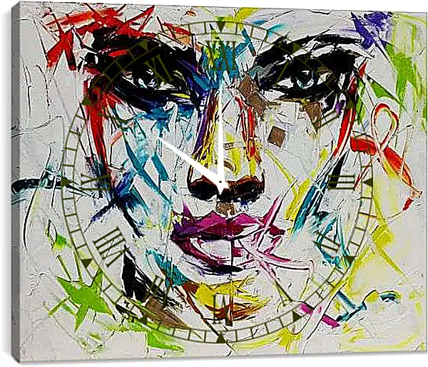 Часы картина - Хищный взгляд