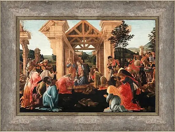 Картина в раме - Birth of jesus (2) Сандро Боттичелли