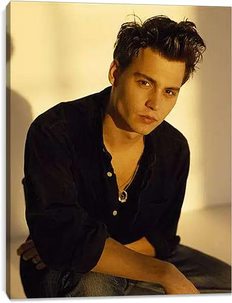 Постер на подрамнике - Johnny Depp - Джонни Депп
