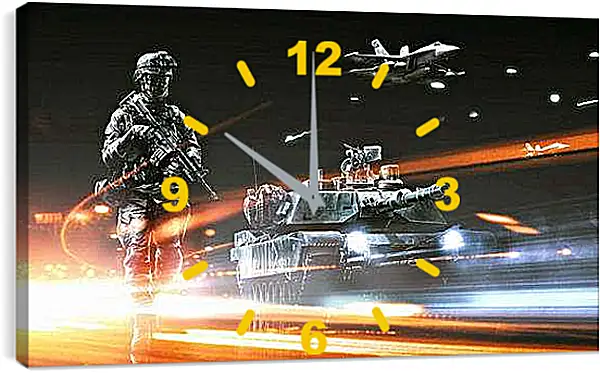Часы картина - Battlefield 3