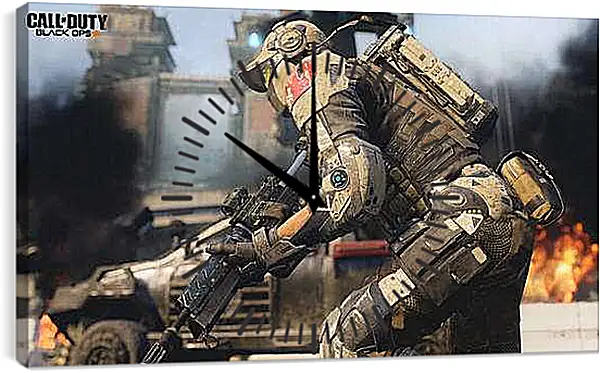 Часы картина - Call Of Duty: Black Ops III