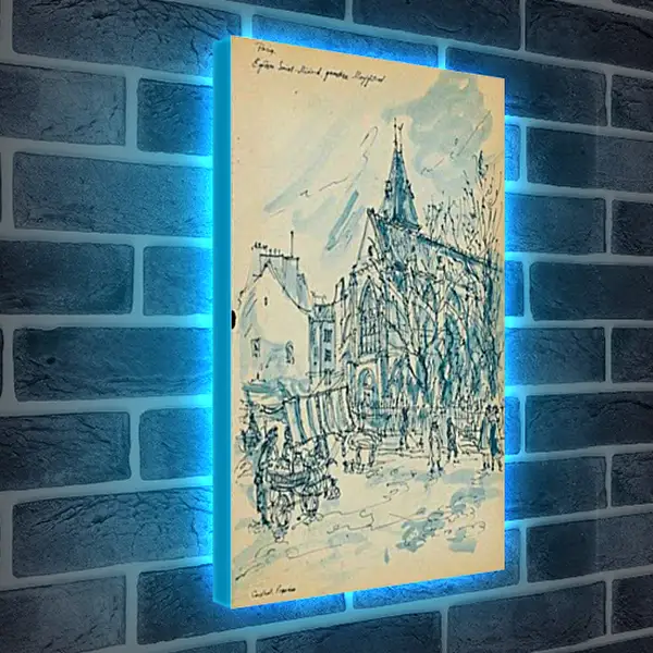 Лайтбокс световая панель - Paris. Коровин Константин