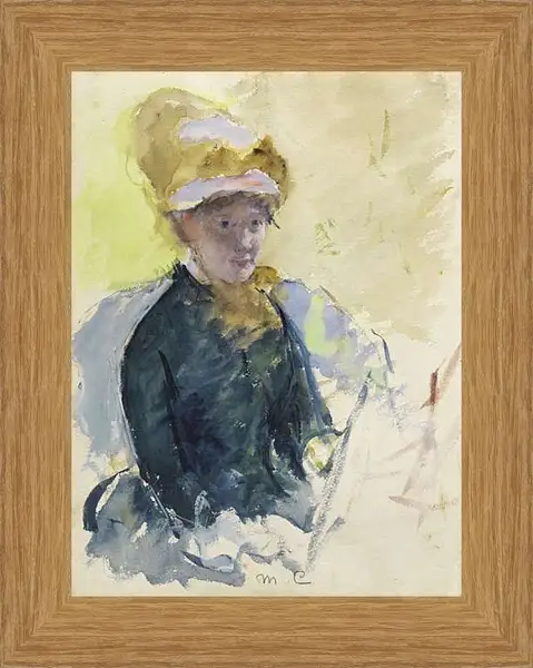 Картина в раме - Self Portrait. Кэссетт (Кассатт) Мэри Стивенсон
