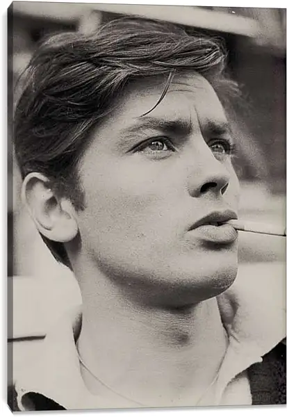 Постер на подрамнике - Ален Делон. Alain Delon