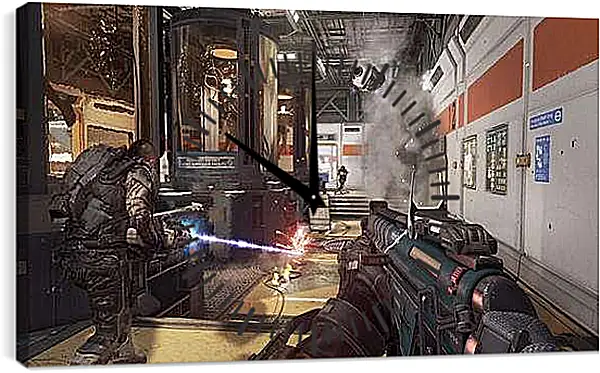 Часы картина - Call Of Duty: Advanced Warfare