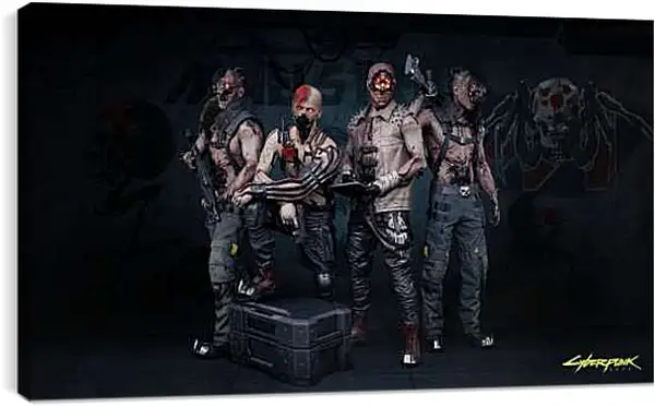 Постер на подрамнике - Cyberpunk 2077