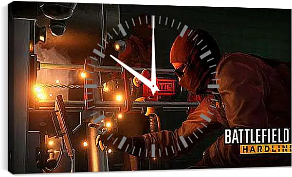 Часы картина - Battlefield: Hardline