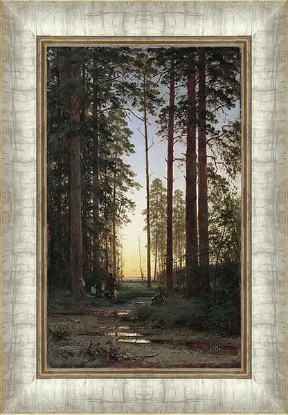 Картина в раме - Опушка леса. Иван Шишкин