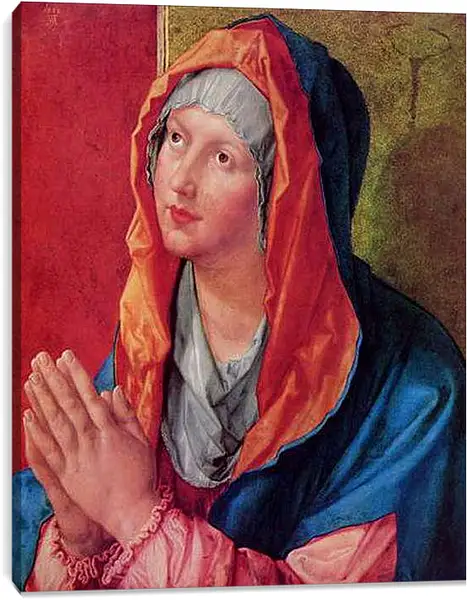 Постер на подрамнике - Betende Maria. Молящаяся Мария. Альбрехт Дюрер