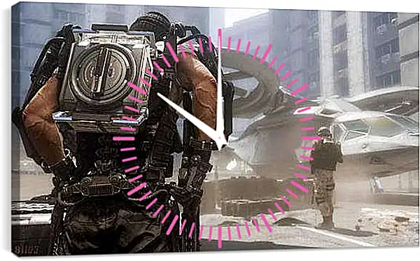 Часы картина - Call Of Duty: Advanced Warfare